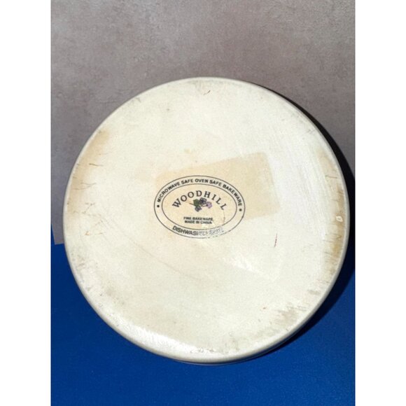 2 Vintage Woodwill Fine Floral Bakeware Bowls - Picture 4 of 14